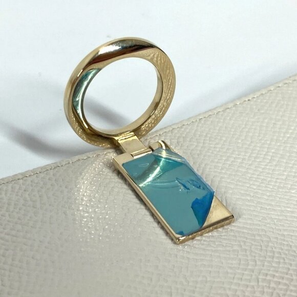 BVLGARI Bulgari Bulgari Logo Clip long wallet bifold Long Wallet Leather White - Picture 15 of 16